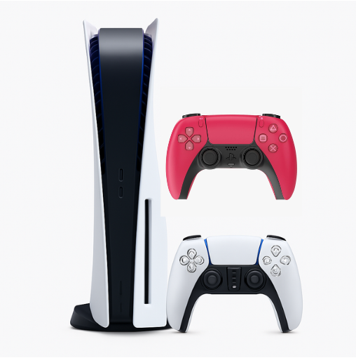 SONY Playstation 5 (PS5) Standard Disc Edition 2 TB with 2 Dualsense controllers (Without Box) Pre-owned Console India